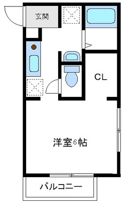 コーポさるいだの物件間取画像